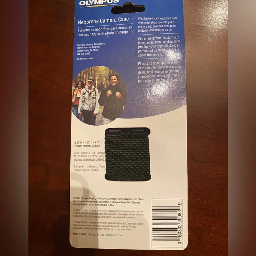 NIB Olympus neoprene camera case